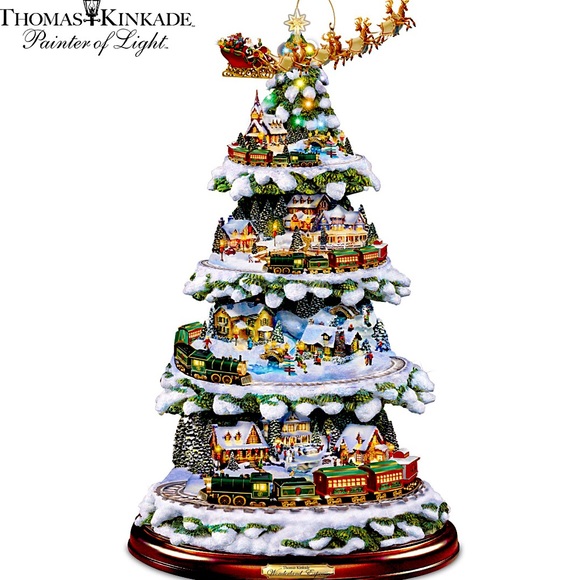 Thomas Kinkade Wonderland Express Christmas Tree